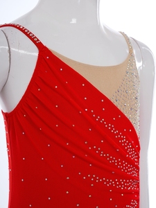 Trajes de Danza Lírica para Niñas de 6 a 16 Años, Vestido de Gimnasia Rítmica con Braguitas Integradas para Clases de Danza y Espectáculos - Product Image 3