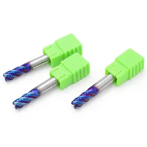 4Mm 6Mm 8Mm Cắt HRC65 4 Flute Hợp Kim Carbide Phay Thép Vonfram Phay Cutter End Mill CNC Router Bits - Product Image 1