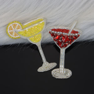 Tissu perlé 3D luxueux patchs de strass brodés 3D PVC pour vêtements sacs chapeaux accessoires vêtements appliqués à la mode - Product Image 4