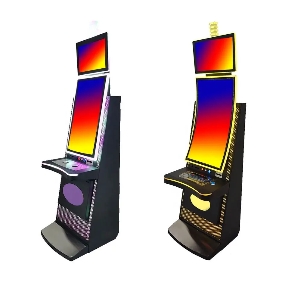 Gabinete de juegos de arcade Máquinas de juegos de habilidad de pie Pantalla táctil de 32 pulgadas Monitor vertical plano Equipo de sala de juegos