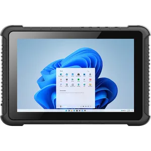 Tablette industrielle robuste 10.1 pouces oem 4gb tablette ip54 tablette robuste android t610 oct lecteur de code-barres d'empreintes digitales industriel