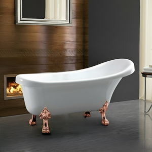 Bañera Acrílica Independiente de Estilo Moderno VASCO para Baño Interior, Ideal para Hoteles - Product Image 1