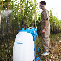 Pulvérisateur agricole 45L sur chariot, pulvérisateur de jardin à batterie avec roues