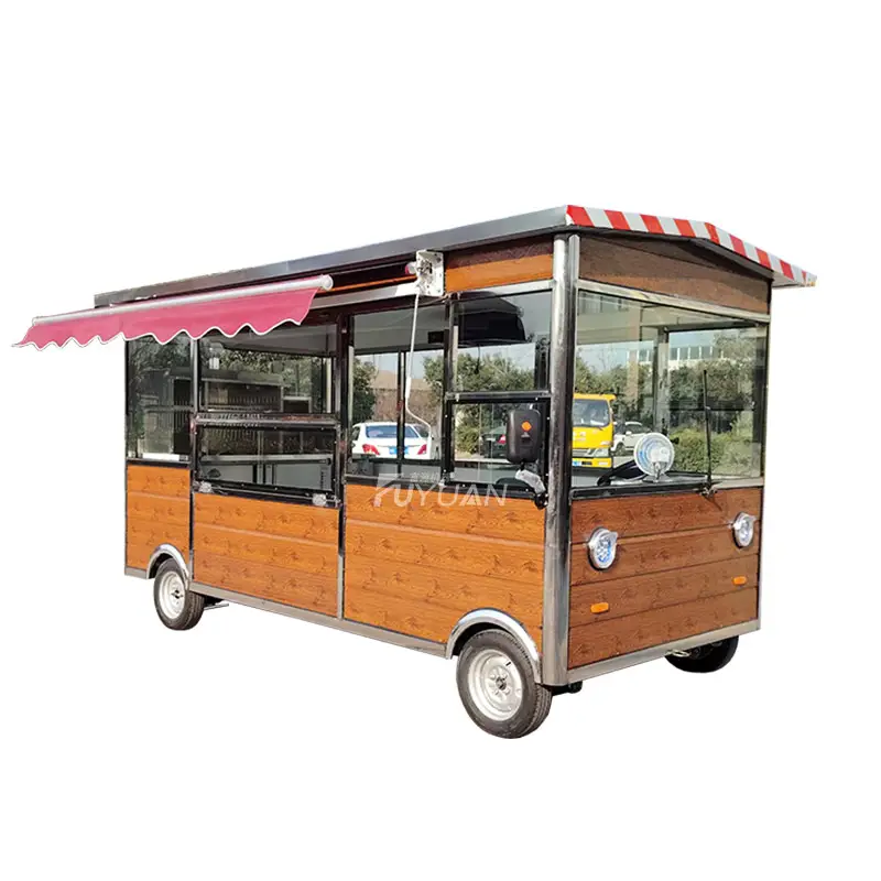 Hot selling mobile fast food hot dog ice cream food truck van for sale