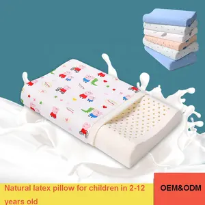 Diskon besar-besaran bantal lateks alami bersirkulasi sehat anak-anak bantal tempat tidur kartun katun murni anak SH-P073