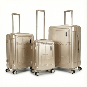 Set di Valigie Spinner a 4 Ruote in <span class=keywords><strong>Policarbonato</strong></span> 100% PC, Finitura Metallica, <span class=keywords><strong>Valigia</strong></span> Rigida Resistente agli Urti - Product Image 3