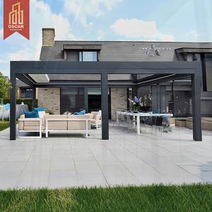 Pérgolas Bioclimáticas de Aluminio al por Mayor, Tamaños 3x3, 4x3, 5x4, 6x4, con Iluminación LED - Cabañas para Jardines, Patios y Exteriores, Pérgola Retráctil - Product Image 1