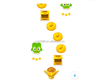 Compte Premium Duolingo Pro 1 an, compatible avec Mac/Linux, graphismes multimédias en ligne, activation mondiale