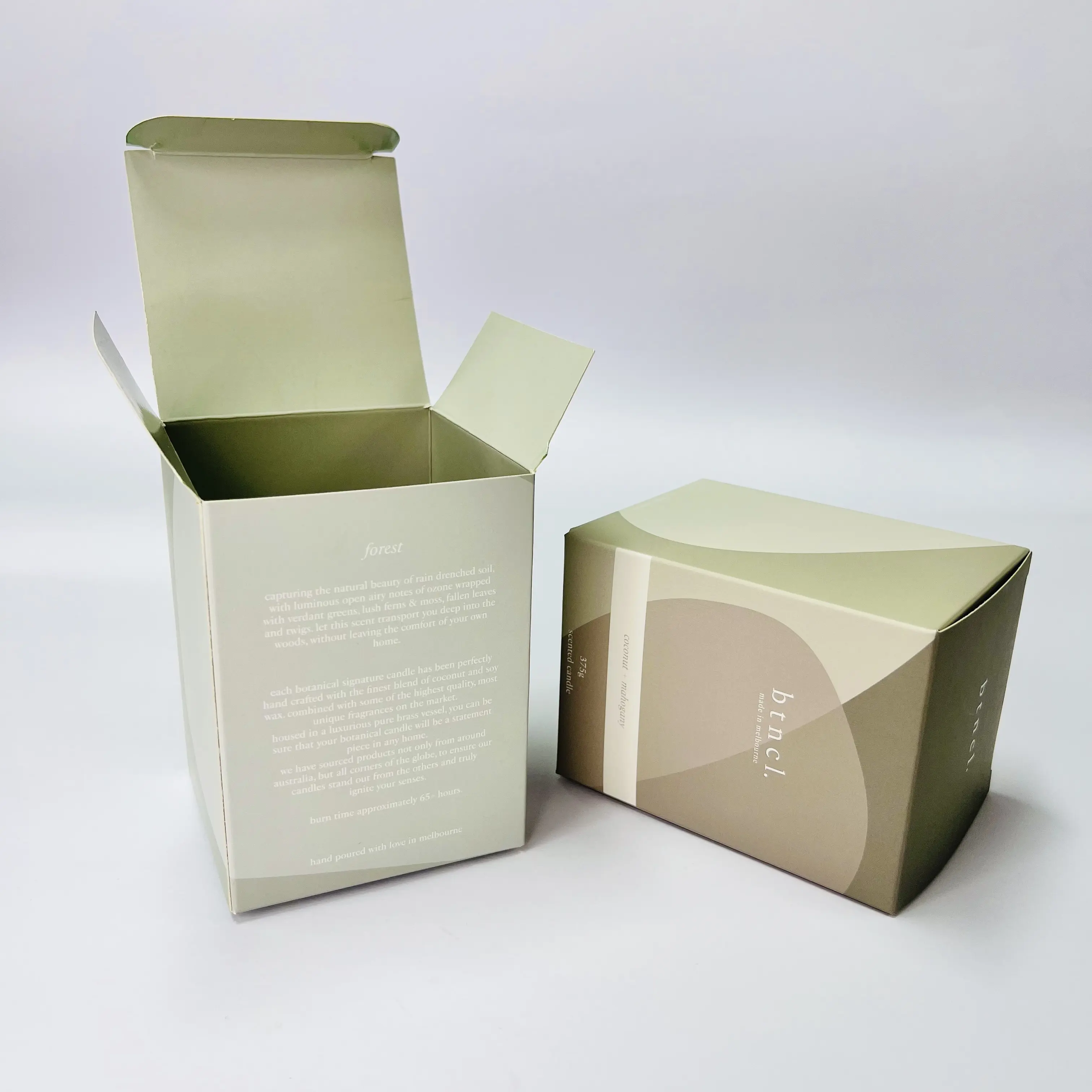 Free sample OEM/ODM cardboard candle tube boxes recyclable packaging candle jar and boxes