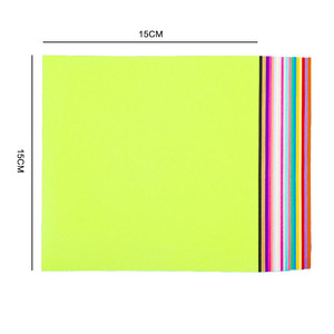 Carta Origami Colorata 70g 80g Quadrata 15*15cm 10 Colori Misti Carta Artigianale Personalizzabile - Product Image 3