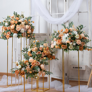 Décoration <span class=keywords><strong>de</strong></span> Table <span class=keywords><strong>de</strong></span> Haute Qualité pour Mariage Arrangement Floral Artificiel Centre <span class=keywords><strong>de</strong></span> Table Grande Boule <span class=keywords><strong>de</strong></span> Fleurs 60 cm pour Mariage - Product Image 1