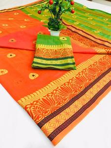 Vêtements de fête saris vêtements en soie indienne - Product Image 5
