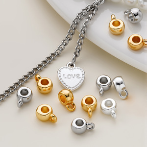 14K Gold Plated Copper Three Way Connector With <b>Ring</b> Spacer Beads Small Size DIY Jewelry Accessories For Bracelet Necklace - Product Image 3