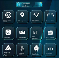 Lecteur Multimédia GPS Android pour Voiture Volkswagen de 7 Pouces, CarPlay Sans Fil, Grand Écran Haute Définition, Image de Recul