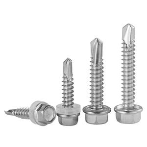 สกรูมุงหลังคาหัวหกเหลี่ยม65มม. สกรูมุงหลังคาโลหะหัวแหวนหกเหลี่ยมสำหรับงานมุงหลังคา - Product Image 4