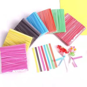 Sangles en plastique à grille de 8 cm de large, différentes couleurs, durables, pour l'emballage cadeau et la fermeture - Product Image 1
