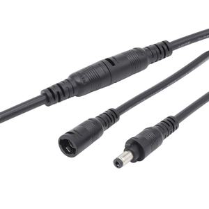 クイックロック5.52.1 <span class=keywords><strong>2.5mm</strong></span> <span class=keywords><strong>DC</strong></span>ジャックコネクタ、オスメス延長ケーブル付き20 22 <span class=keywords><strong>24AWG</strong></span> - Product Image 1