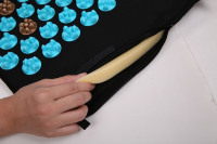NEH tapis d'acupression haute densité pour massage des pieds, ensemble de tapis d'acupression et d'oreillers pour massage akupunktur set mat