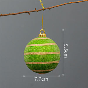 <span class=keywords><strong>2024</strong></span> boule de verre personnalisable arbre de <span class=keywords><strong>noël</strong></span> paillettes ornements maison boutique décoration pour la saison des fêtes - Product Image 2