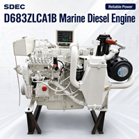 Moteur de démarrage électrique 24V SCDC SDEC D683ZLCA1B pour moteur diesel marin 8.3L, remplacement pour moteur diesel de bateau CUM 6CTA8.3-M250