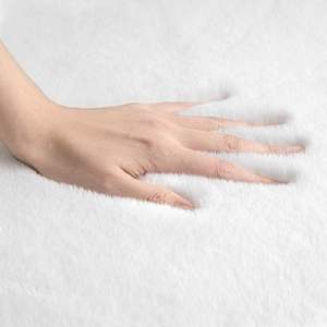 <span class=keywords><strong>Tapis</strong></span> pelucheux en peau de mouton douce et blanche, moderne, poils longs, fausse fourrure, <span class=keywords><strong>tapis</strong></span> de laine en peluche, chambre à coucher, chevet, décor à la maison, <span class=keywords><strong>tapis</strong></span> de sol en polyester - Product Image 5
