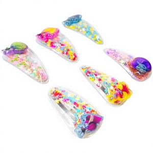 VENTE EN GROS H.E.R. Accessoires Officiels sous Licence Trolls Worlds Filles 6 Pièces Mignonnes Pinces à Cheveux Magiques Confettis Personnage Préféré - Product Image 1