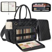 Grande sacoche imperméable pour Bible, housse de protection pour Bible, sac à bandoulière matelassé pour femmes, sac fourre-tout pour l'église, fournitures d'étude biblique, cadeau chrétien