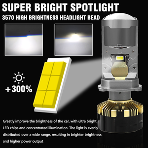 200W 하이빔 로우빔 자동차 <span class=keywords><strong>H4</strong></span> 미니 바이 LED 프로젝터 렌즈 <span class=keywords><strong>H4</strong></span> LED 헤드라이트 <span class=keywords><strong>H4</strong></span> 전구 프로젝터 헤드라이트 바이-LED <span class=keywords><strong>H4</strong></span> 미니 렌즈 - Product Image 4