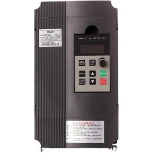 Convertisseur de fréquence ZW-AT1 4,0 kW 220 V monophasé pour le contrôle de vitesse des moteurs, variateur de fréquence (VFD) pour usage industriel - Product Image 4