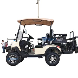 Carritos de Golf Eléctricos de Alta Velocidad 2025 con Batería de Litio, Scooter 2+2 con Aire Acondicionado en Oferta - Product Image 2