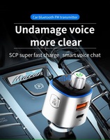 Chargeur de voiture, lecteur MP3, transmetteur FM mains libres, chargeur QC3.0, échantillon gratuit