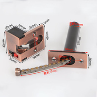 Cerraduras protectoras de cadena de seguridad para puerta de aleación de Zinc modernas, fundición de acero inoxidable de bronce verde, 1 año de garantía, accesorios para puertas y ventanas
