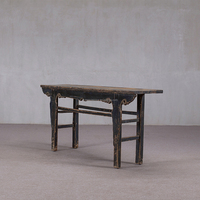 Table console traditionnelle en bois massif longue et étroite, décorative et antique, pour salon, salle à manger, appartement, meubles de maison, villa