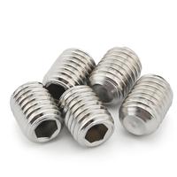 Vis sans tête à six pans creux M3-M16 en acier inoxydable 304, sur mesure, avec pointe conique, fixation OEM personnalisée