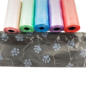 कस्टम पर्यावरण-अनुकूल बायोडिग्रेडेबल डॉग पूप बैग पालतू जानवरों, बिल्लियों, जानवरों के लिए टिकाऊ इंद्रधनुष अपशिष्ट बैग, पीई एचडीपीई ईपीआई प्लास्टिक से बना है - Product Image 2