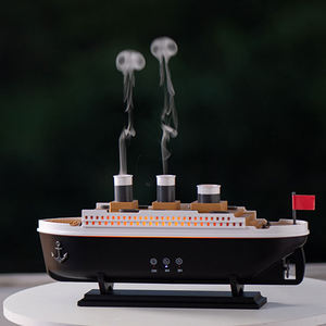 Grosir cincin asap ubur-ubur Humidifier desain kontrol jarak jauh Humidifier udara untuk dekorasi OEM ODM kapal angkatan laut dan perahu baru - Product Image 1