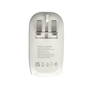 65W Ultra-Thin Dual-Port GaN <b>Charger</b> Foldable Portable Fast Charging for Laptop UK Travel/Business Plug - Product Image 4
