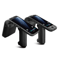 Terminal Portátil Profesional Android UHF RFID con Escáner de Código de Barras 2D, PDA Impinj E710 para Logística y Gestión de Activos de Almacén