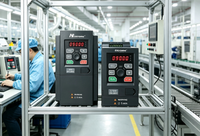 EASYDRIVE GT20 Económico, Inversor de Frecuencia VFD Trifásico de 5.5KW, 0-550Hz, Interfaz RS-485 para Máquinas Textiles y de Impresión