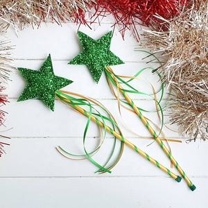 Varita de Hada Brillante para Niñas, Accesorios de Disfraces para Fiestas de Navidad, Varita de Princesa Estrella para Niños, Cumpleaños, Pascua - Product Image 4