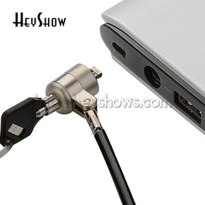 Cable de Seguridad Antirrobo para Portátil de Aleación de Zinc y Acero de 200 mm de Largo y 5 mm de Diámetro para Protección de Computadoras Portátiles - Product Image 3