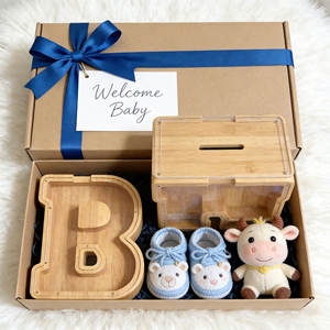 กระปุกออมสินไม้ไผ่ขนาด9 "ขนาดใหญ่สำหรับเด็กกระปุกออมสินทำจากไม้ - Product Image 4