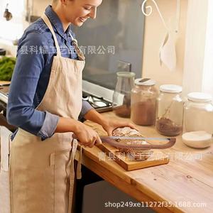 <b>Bread</b> <b>Knife</b> Wooden Handle Stainless Steel Blade 12 In Above For Home Kitchen Slicing - Product Image 3