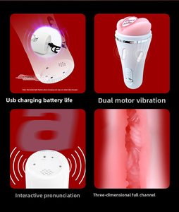 Vente en gros de Godemiché réaliste pour adulte à double vibration, toucher réaliste, en ABS et TPR, pour masturbation masculine - Product Image 4