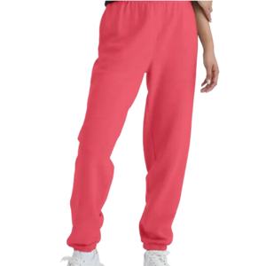 Pantalones Deportivos al por Mayor Sin Cordón, Pantalones de Algodón Baratos de Alta Calidad, Puños Elásticos Cubiertos de Tela de Rizo, Pantalones Jogger para Mujer - Product Image 1