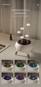 Humidificador Difusor Portátil BILA con Llama de Volcán, Diseño de Medusa, Sonido Dinámico, Control Remoto Inalámbrico - Product Image 3
