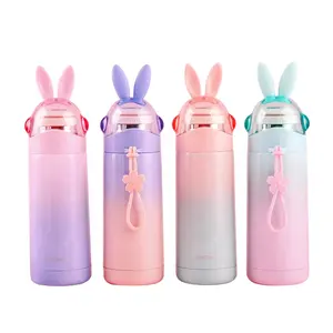 350ml Colorful Rabbit Stainless Steel Insulate Vacuum Flask Thermos Tea Mug Coffee Cup Thermal Bottle Termos