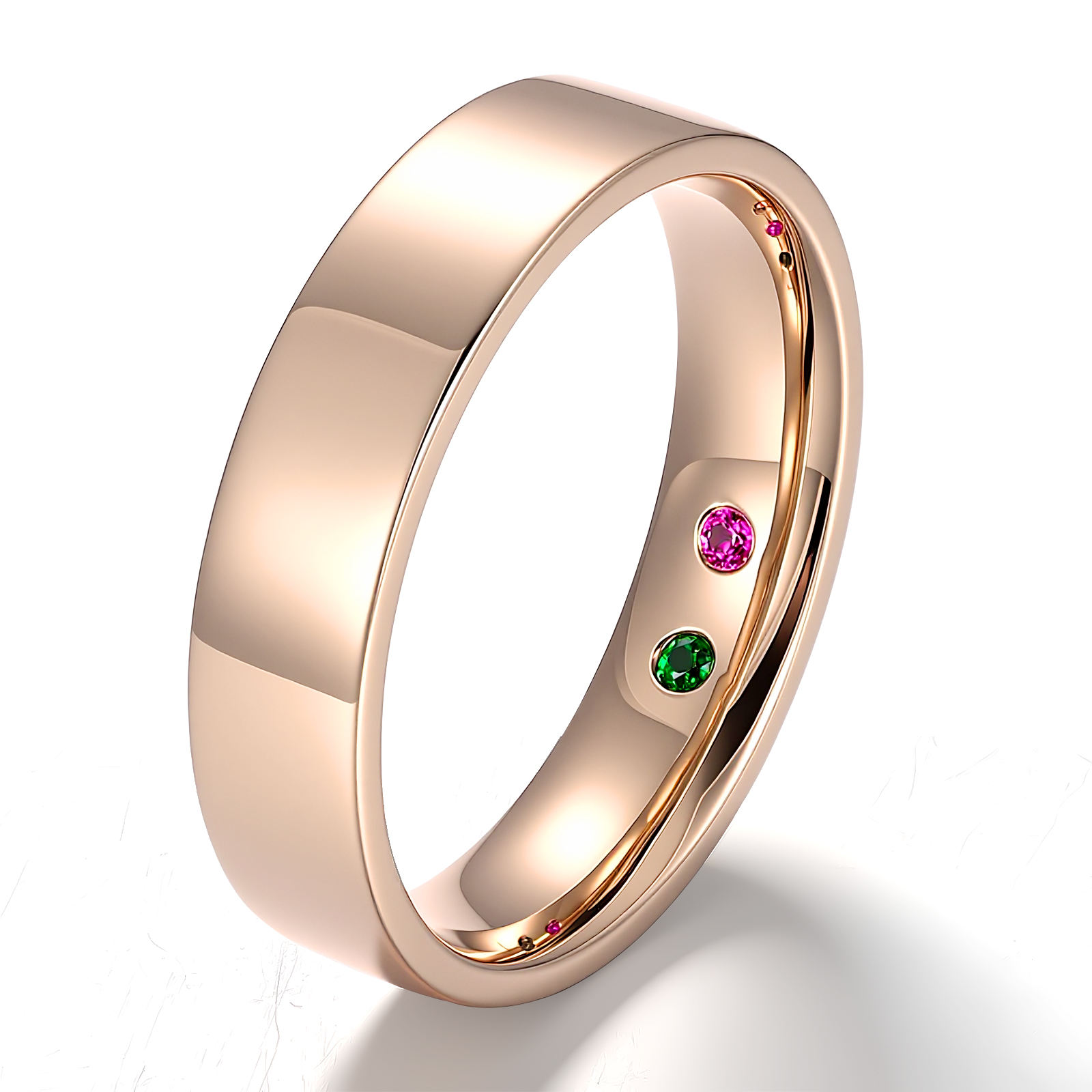 แหวนมอยซาไนต์ทองแท้ 18K