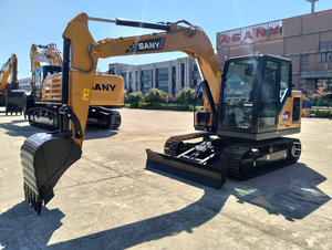 Configuración de gama alta SANY 75 SY75C Excavadoras usadas sobre orugas Alta calidad 7 toneladas SY75 Mini Home Digger para la venta - Product Image 2