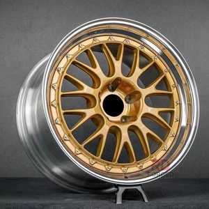 Juego de 2 o 3 Piezas de Llantas Doradas para Automóvil, 5x114.3 5x120 5x130, 18 19 20 Pulgadas, E88 E89, Llantas Forjadas de Aleación para Porsche, BMW, Audi, <span class=keywords><strong>Ferrari</strong></span> - Product Image 1